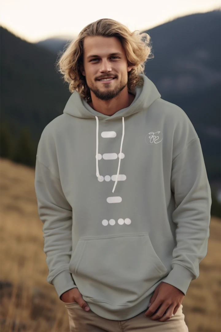 TM hoodie morse code
