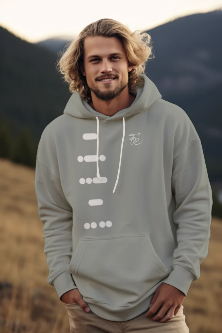 TM hoodie morse code